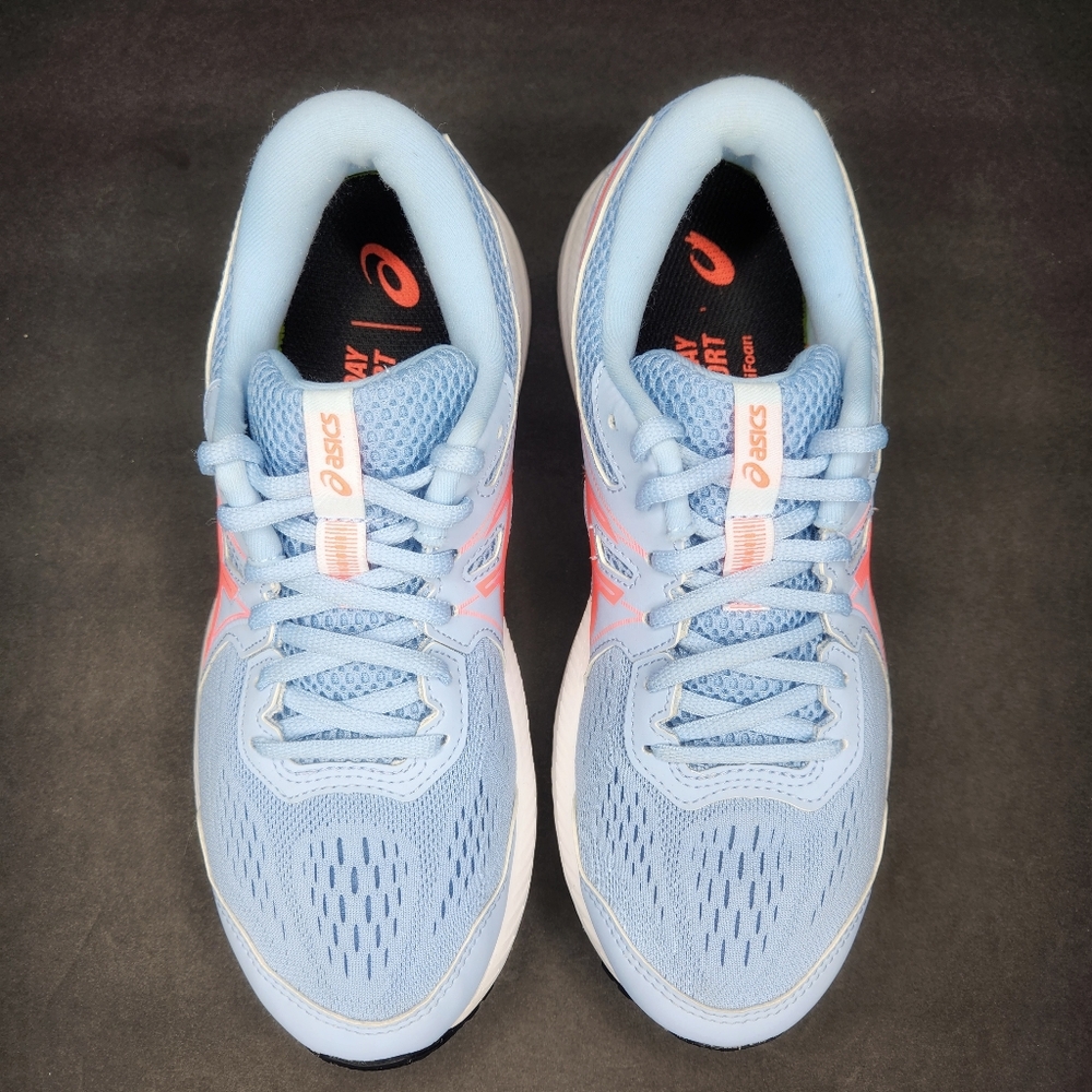 ASICS Gel Contend 7 Women's Blue and Pink Running Shoes 8.5 - Picture 2 of 8